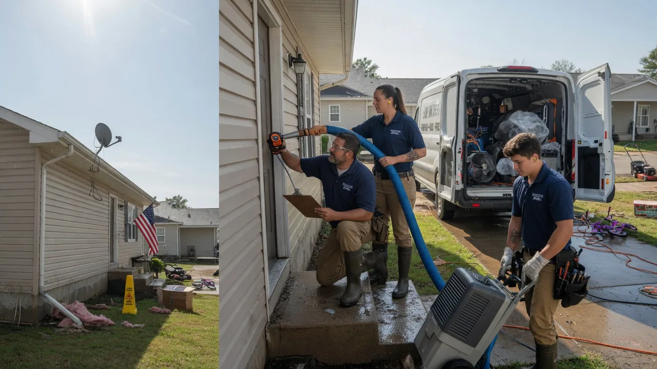 Ceiling Water Damage Restoration in Waveland, IN near me
